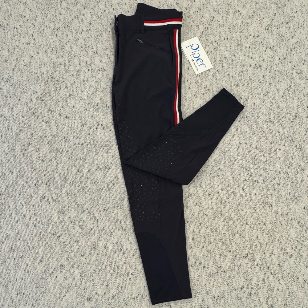 NWT Piper Tuxedo Stripe Full Seat Breeches